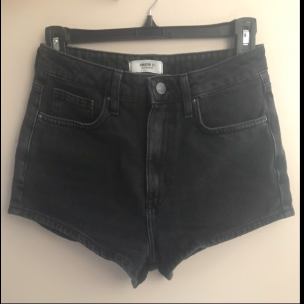 Forever 21 mom denim shorts